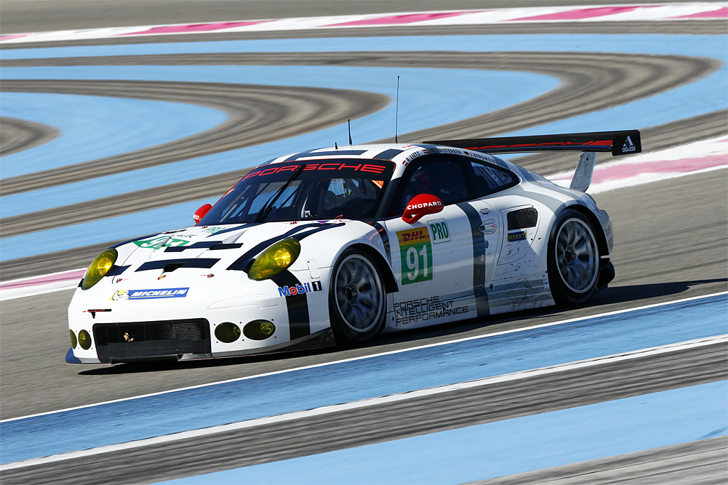 Michael Christensen deler Porsche 911 RSR #91 i WEC med Richard Lietz, og yderligere Jörg Bergmeister ved Le Mans
(Foto: Porsche PR)